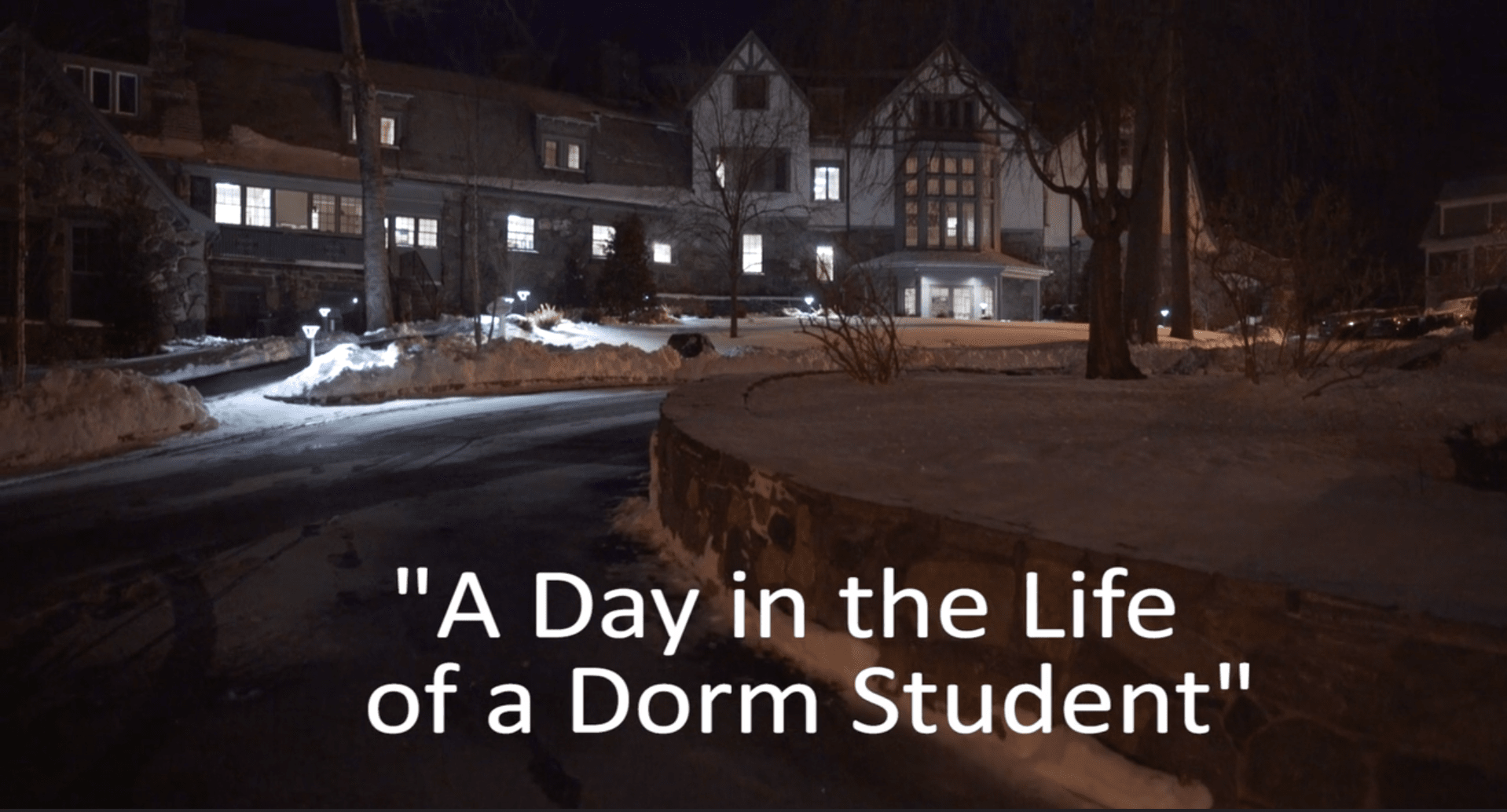 Day in the Life of Dorm Students